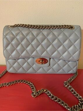 Marc Ellis Italian Quilted Chain-Shoulder Bag